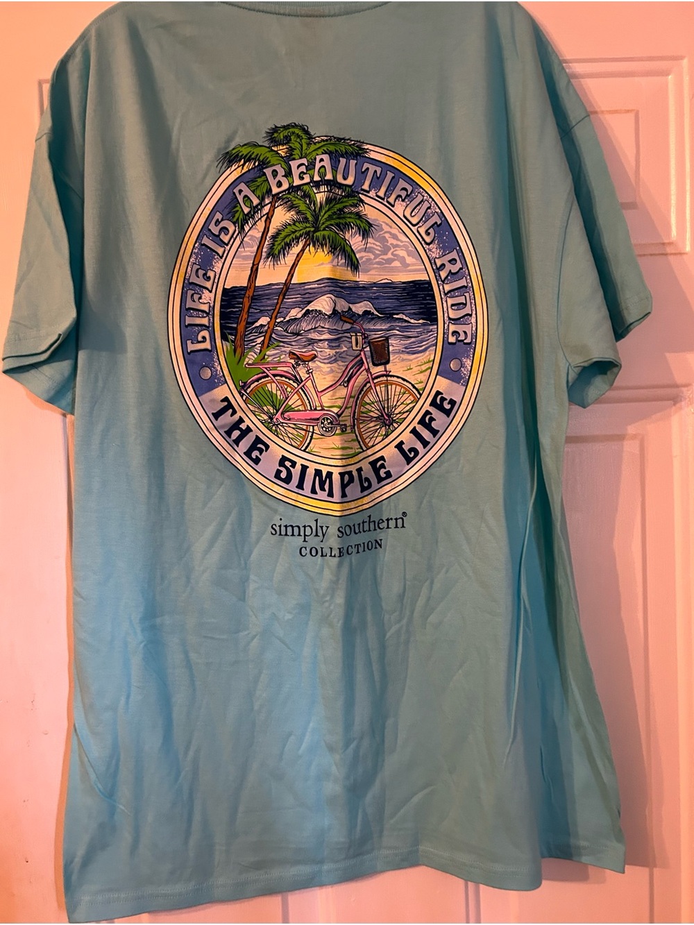NWT Simply Southern Short Sleeve T-Shirt Size XL - Picture 5 of 6